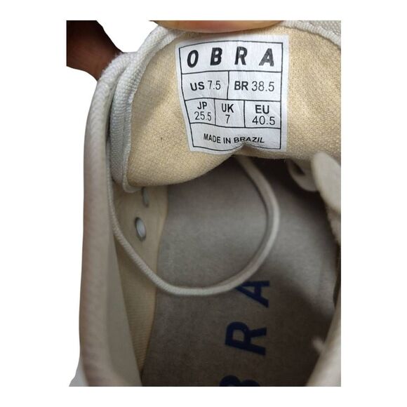 Terra Canvas High Full Cap - White/Off White/Obra Blue Sz US M7.5 Eu 40.5 - Picture 7 of 9